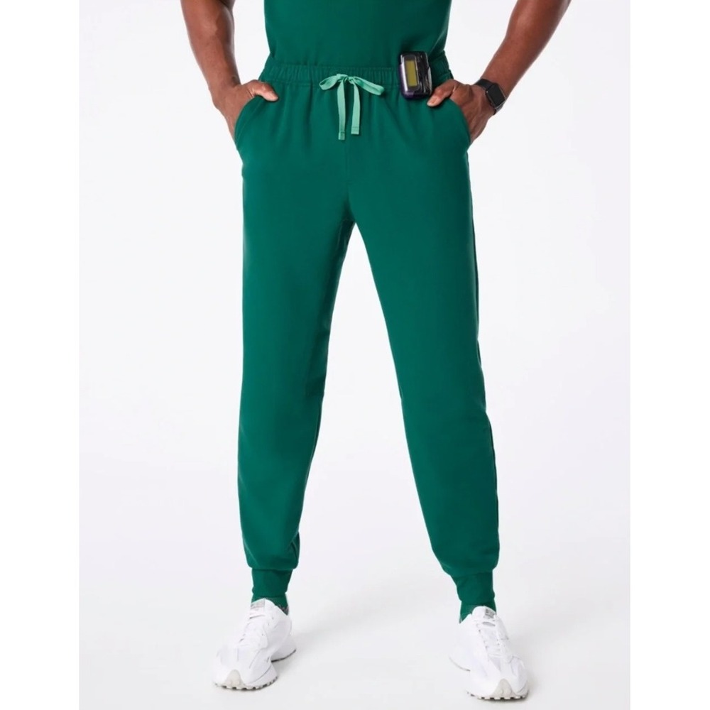 FIGS Tansen Jogger Scrub Pant Men XS/S Green Technical Medical Nurse Doctor‎